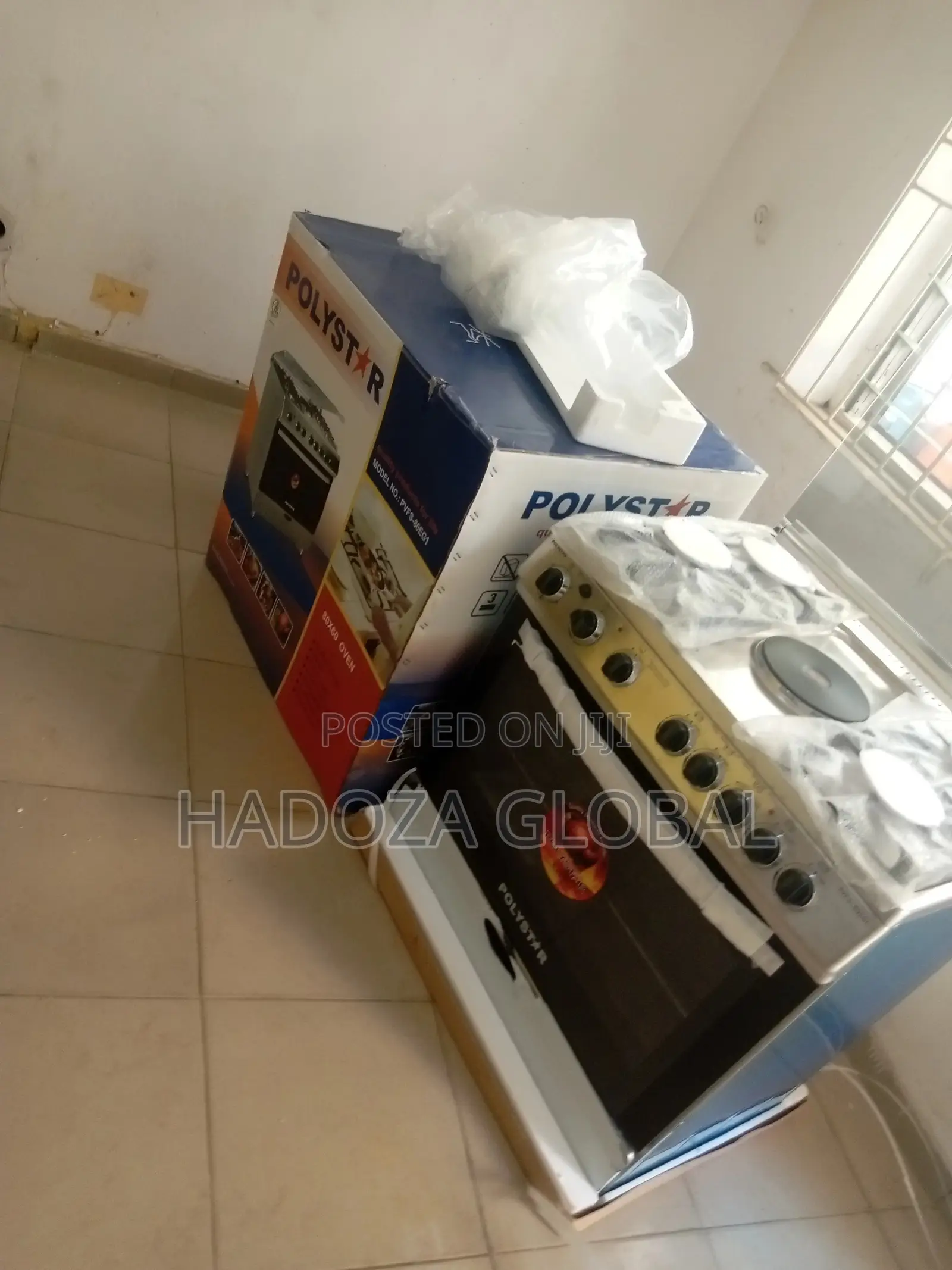 Best Polystar 4gas Cooker + One Center Hotplate With Oven