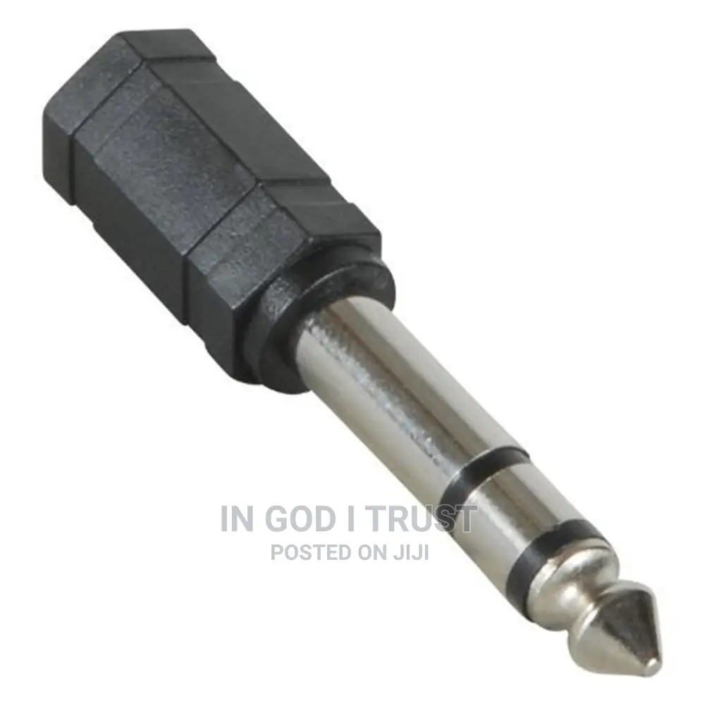 3.5mm to 6.5mm Audio Adapter to 6.5 Male Plug