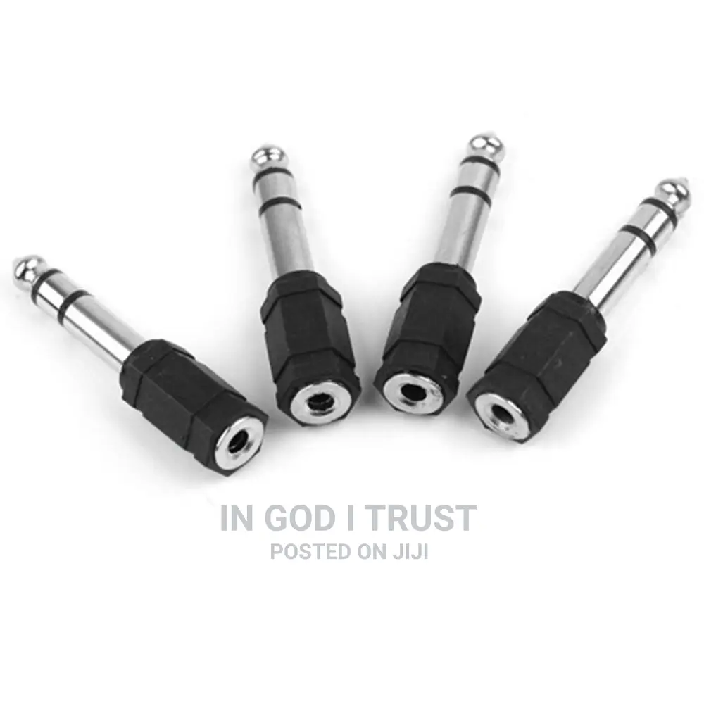 3.5mm to 6.5mm Audio Adapter to 6.5 Male Plug