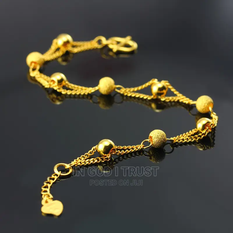 Pure Gold Color Bracelets Bangle for Women