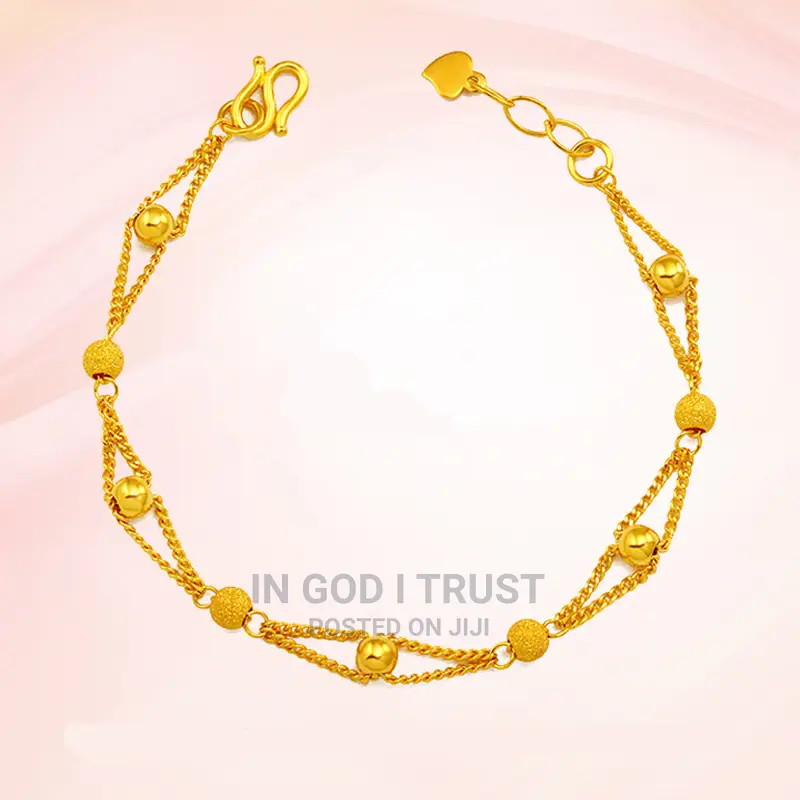 Pure Gold Color Bracelets Bangle for Women