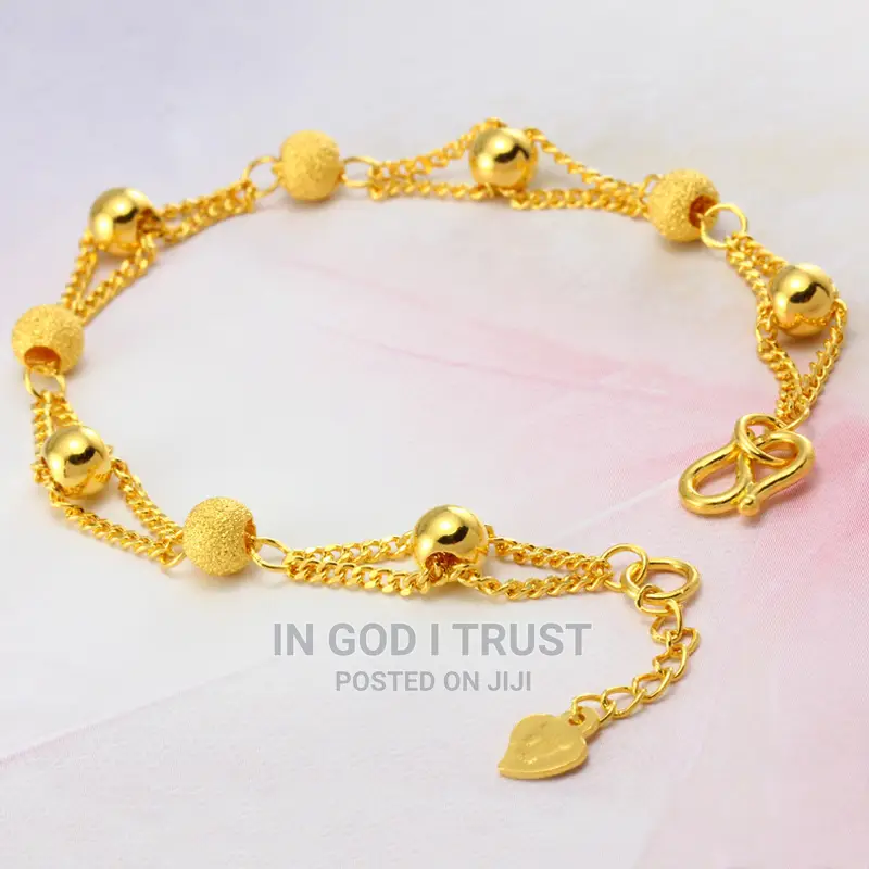Pure Gold Color Bracelets Bangle for Women