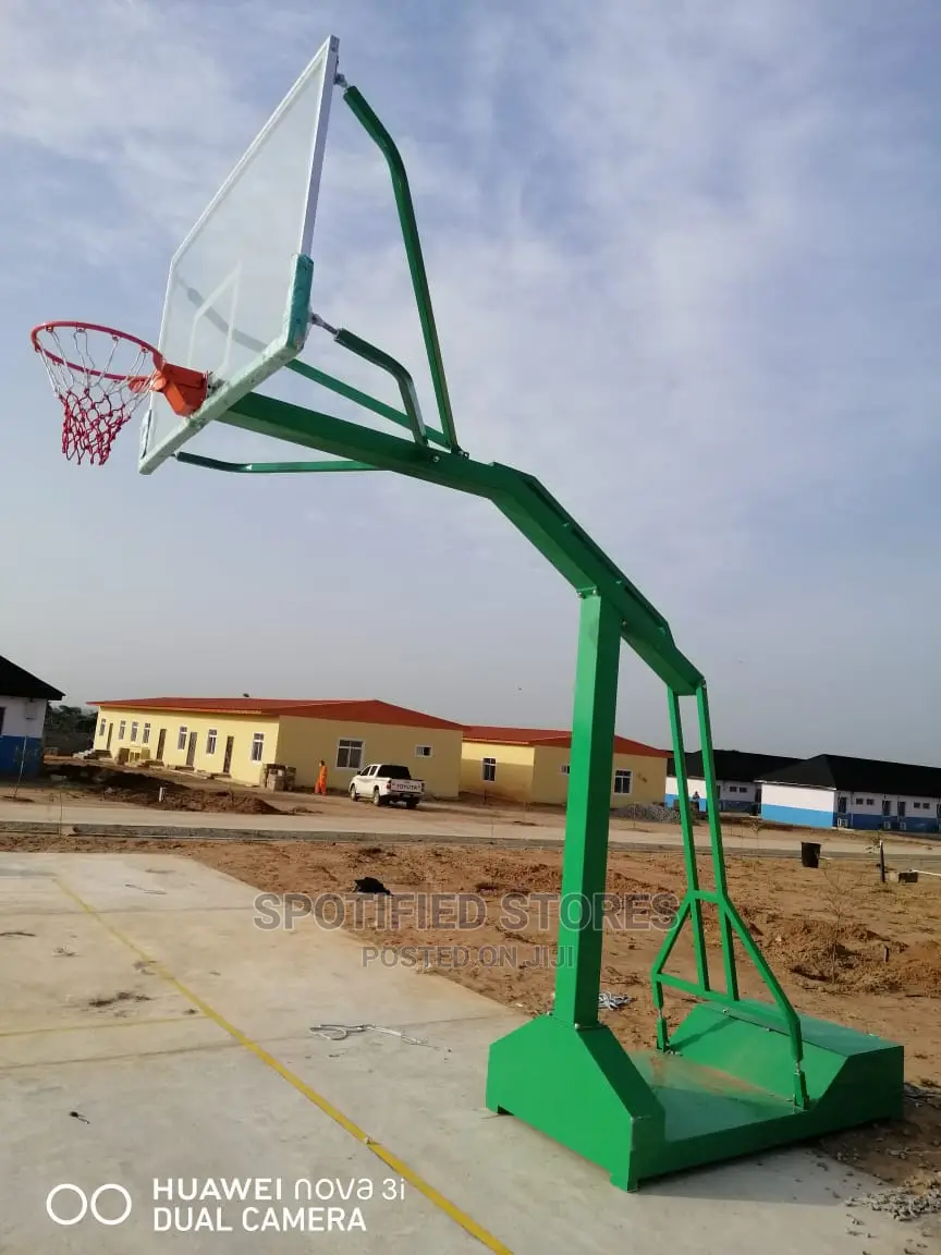 A Pair of Olympic Basketball Stand