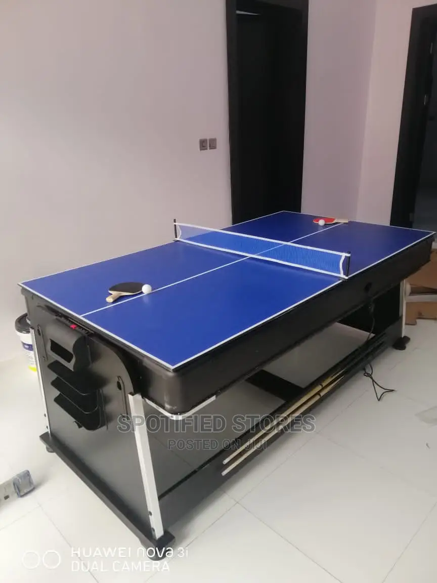 4 in 1 Table Tennis, Air Hockey, Table Tennis and Dinning