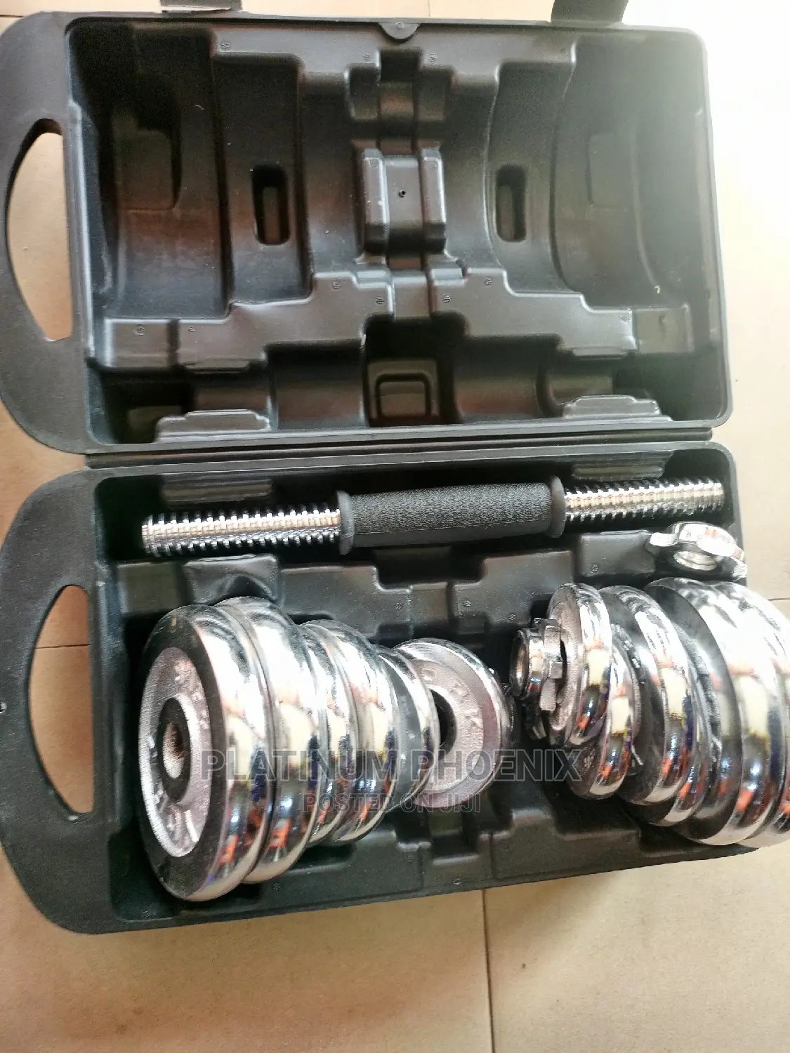 30kg Chrome Dumbbell Set