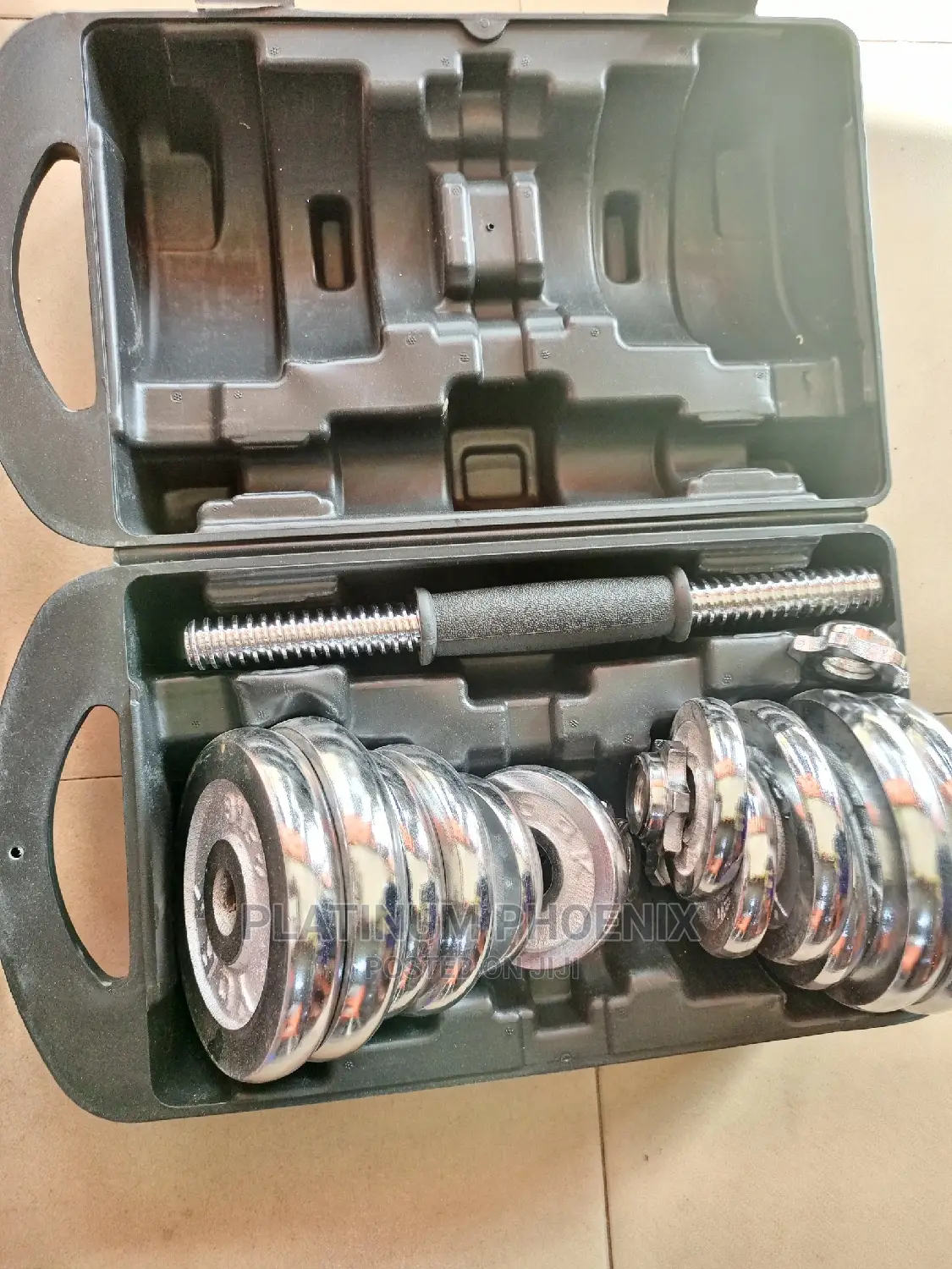 30kg Chrome Dumbbell Set