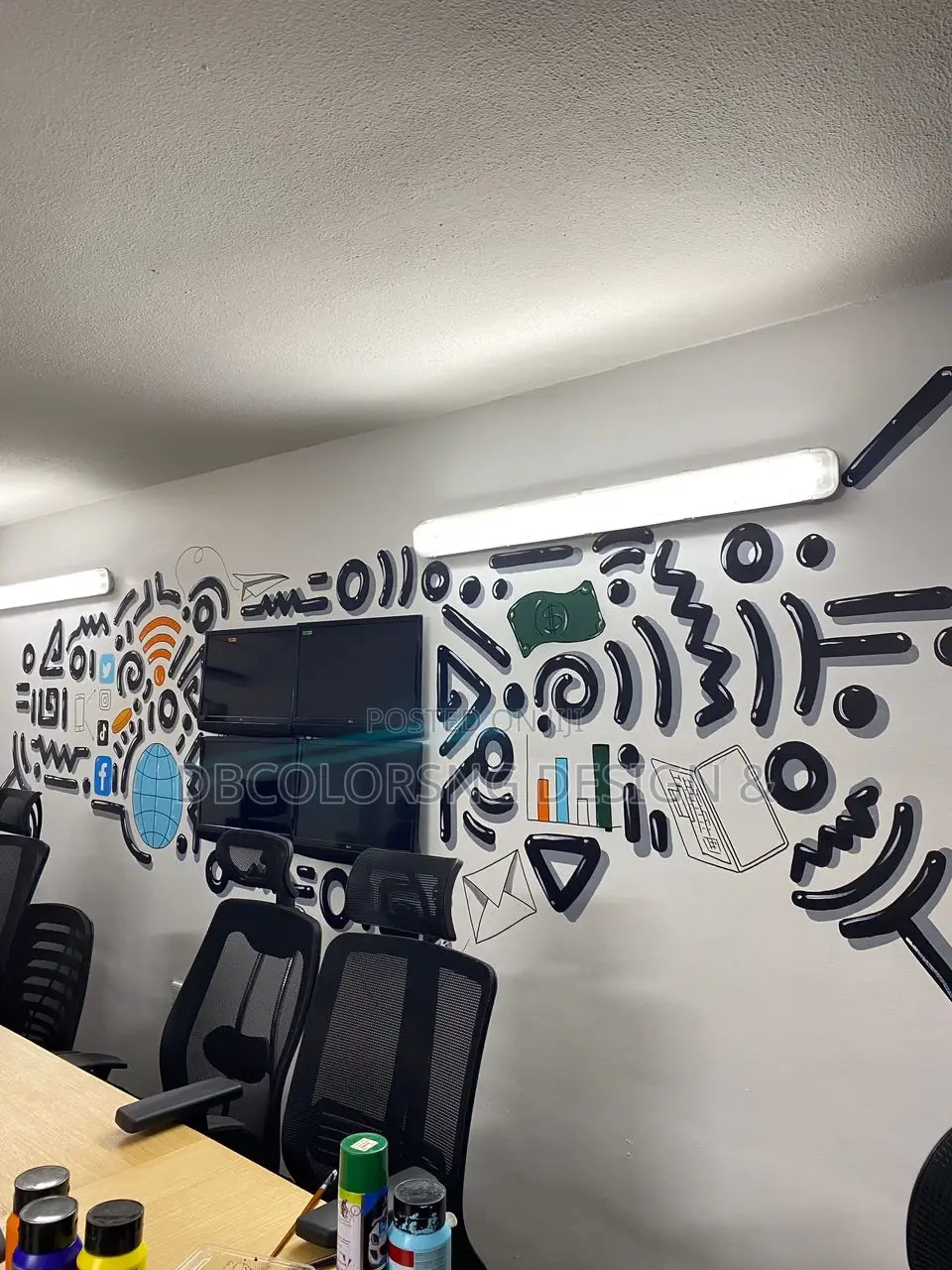 Wall Arts, Design, Mural Artist in Lagos for Offices in Lagos