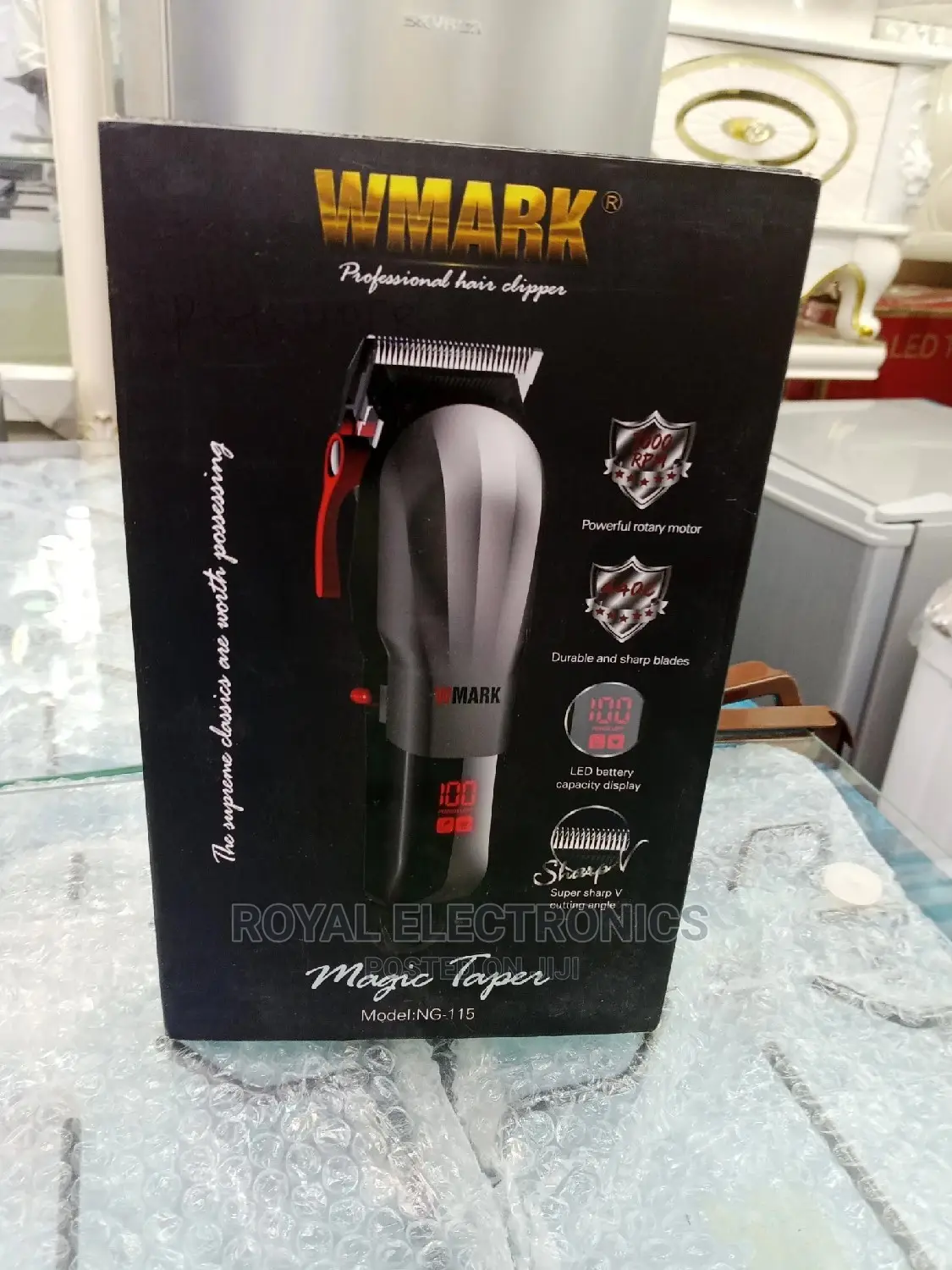 Brand New WMARK Cordless Hair Clipper NG-115