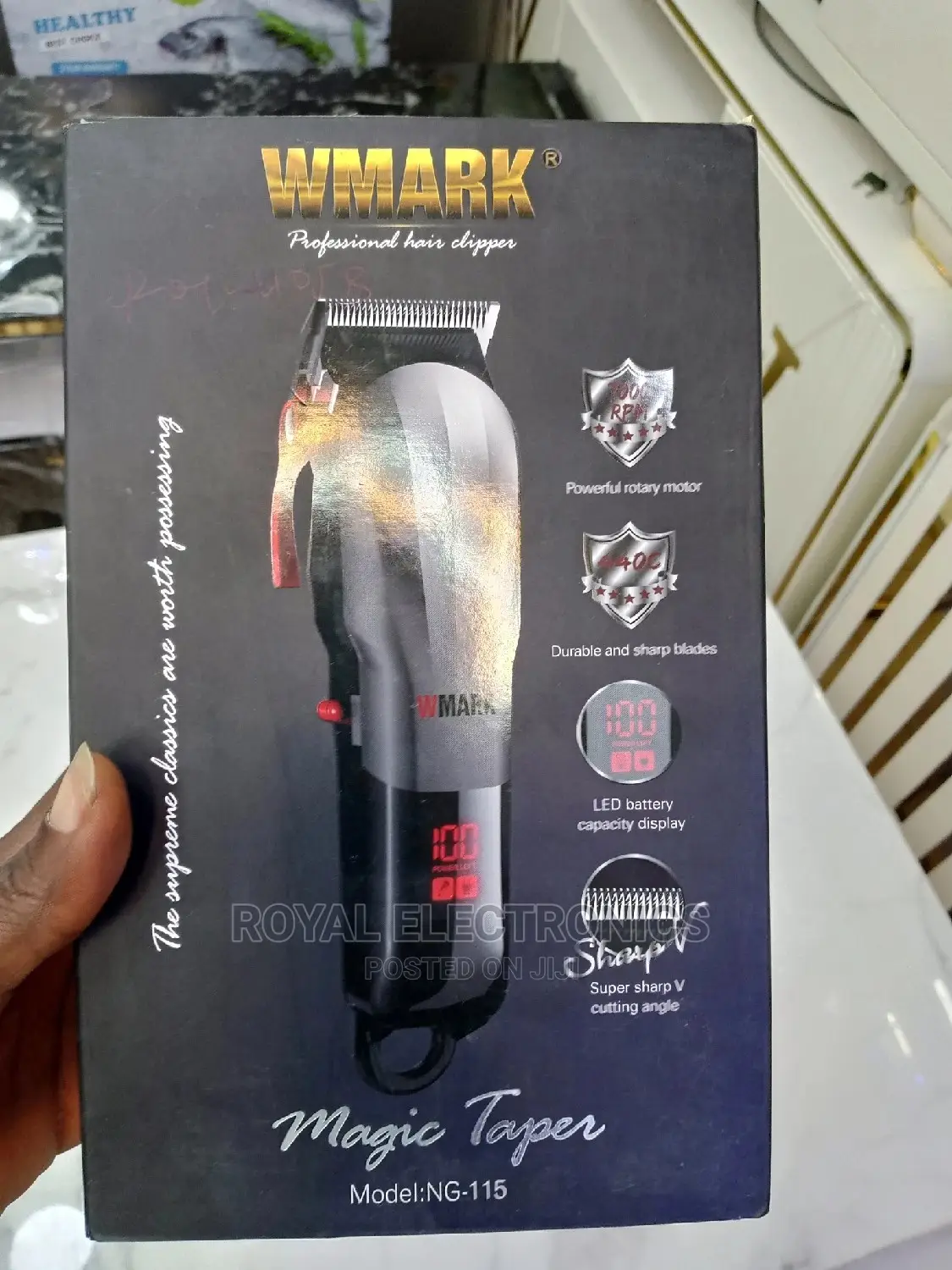 Very New WMARK Cordless Hair Clipper NG-115