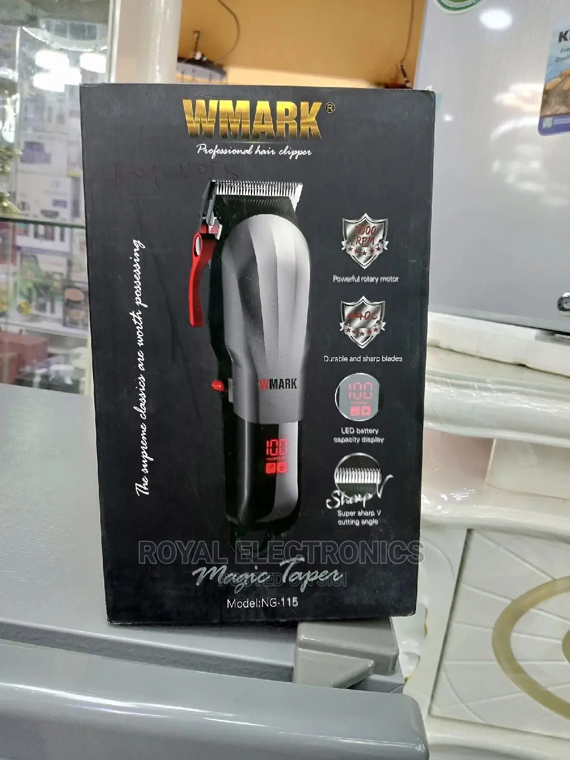 World Class WMARK Cordless Hair Clipper NG-115