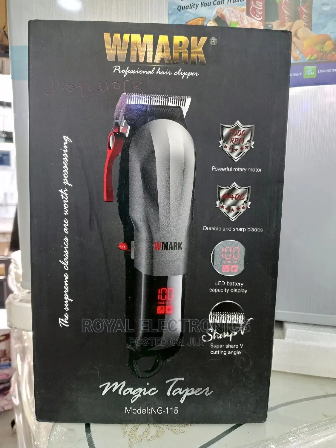 Best Quality WMARK Cordless Hair Clipper NG-115