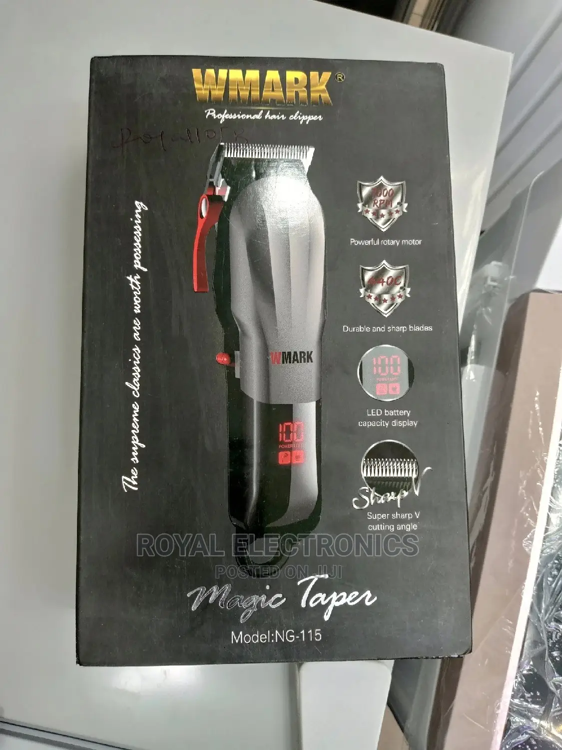 Great Quality WMARK Cordless Hair Clipper NG-115