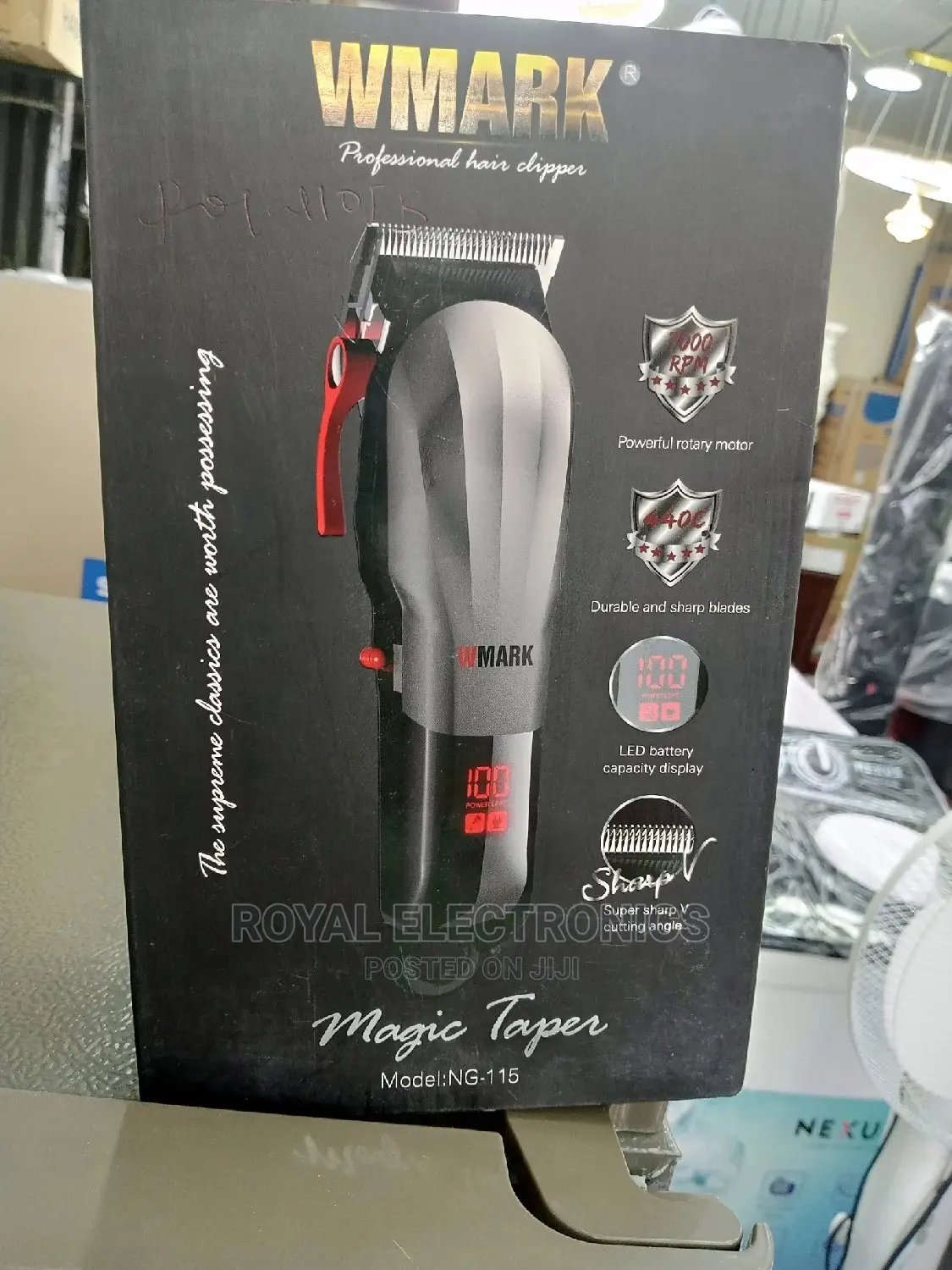 Great Quality WMARK Cordless Hair Clipper NG-115