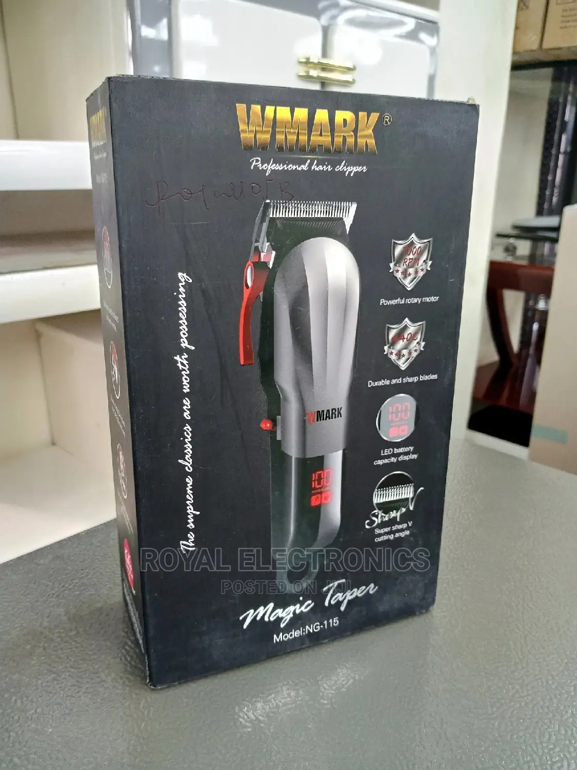 Superior Quality WMARK Cordless Hair Clipper NG-115