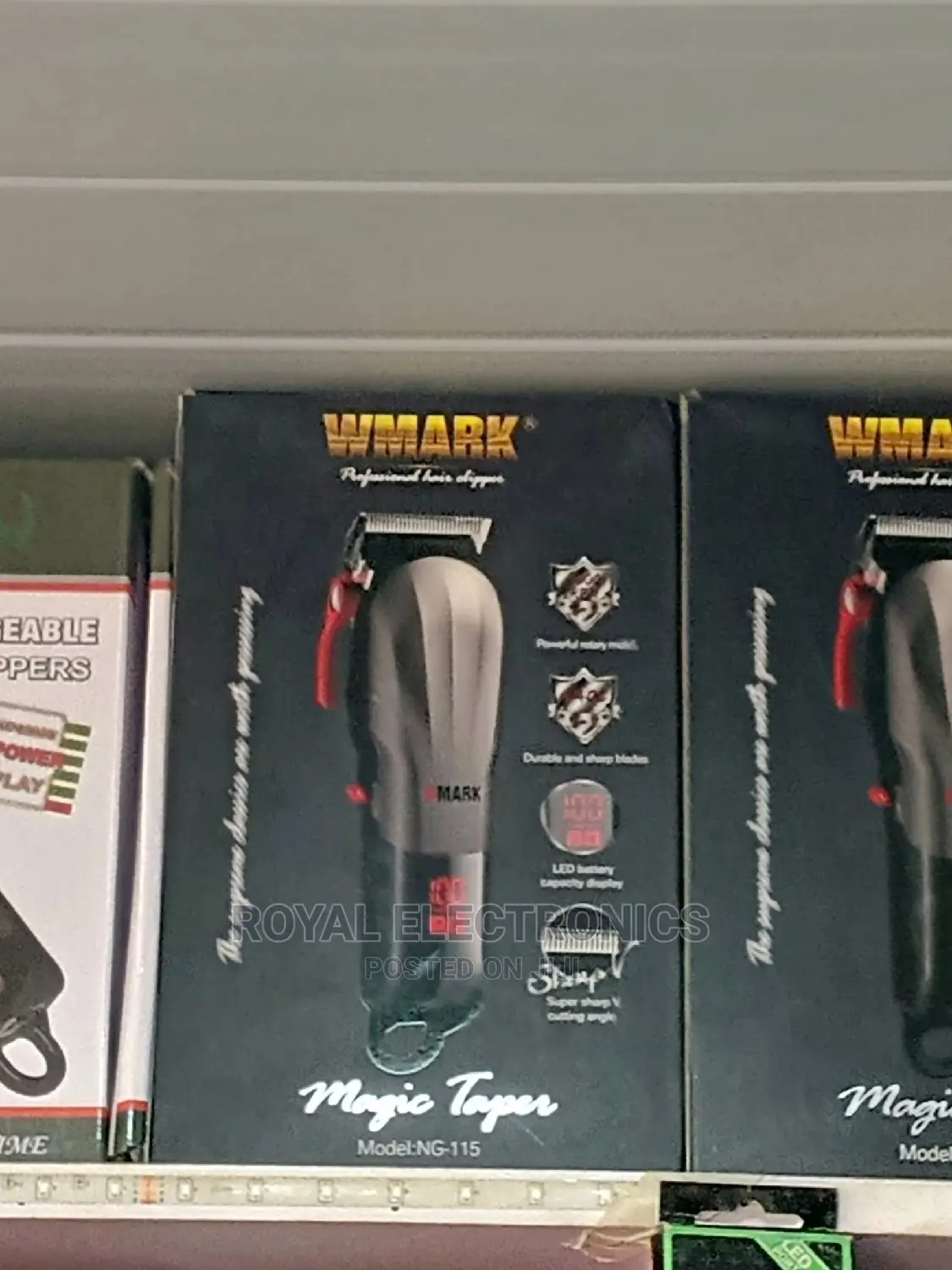 Heavy Duty WMARK Cordless Hair Clipper NG-115