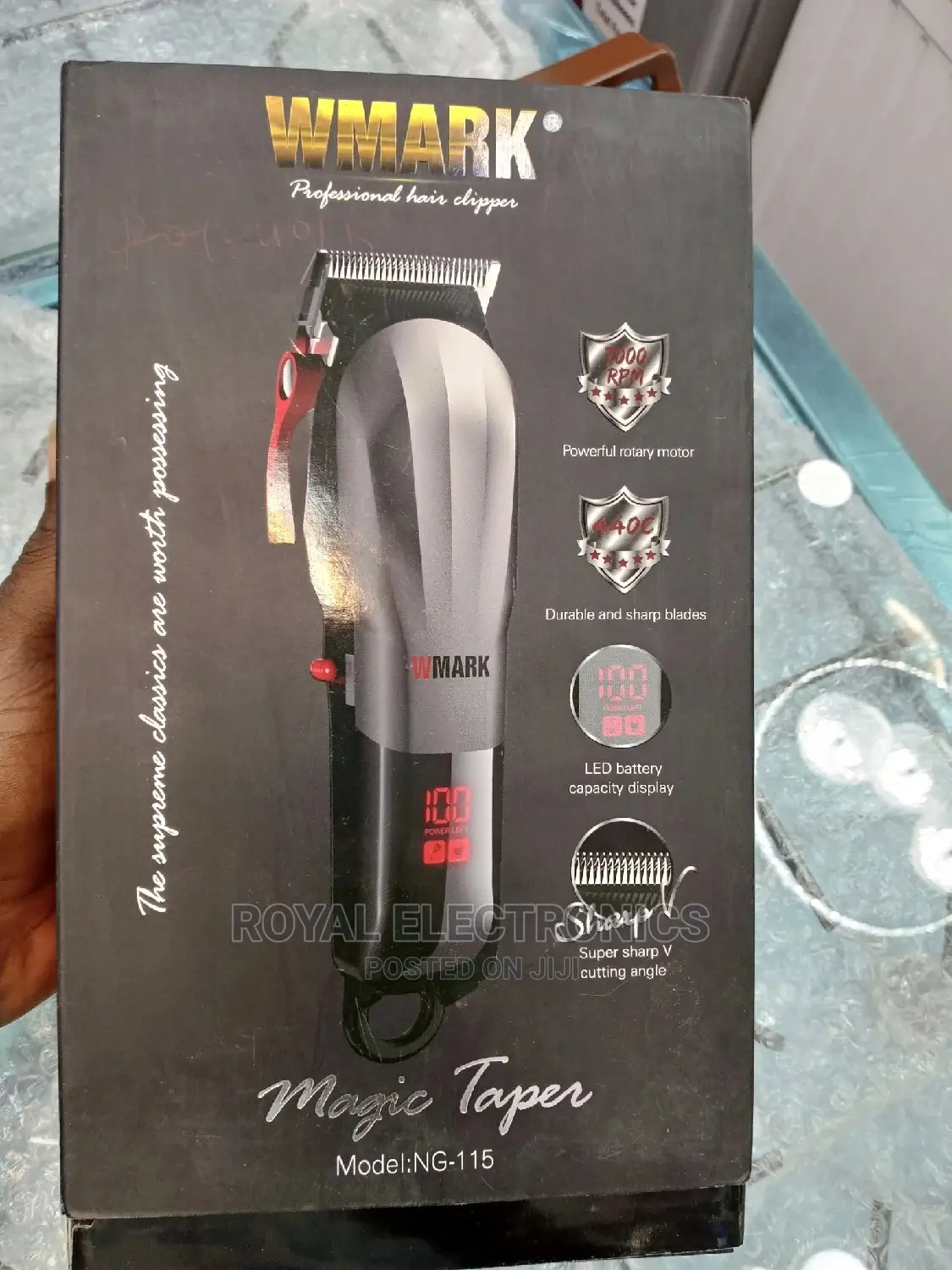 Just Released WMARK Cordless Hair Clipper NG-115