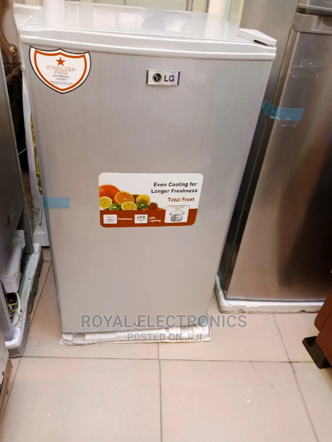 Powerful LG Single Door Refrigerator Silver