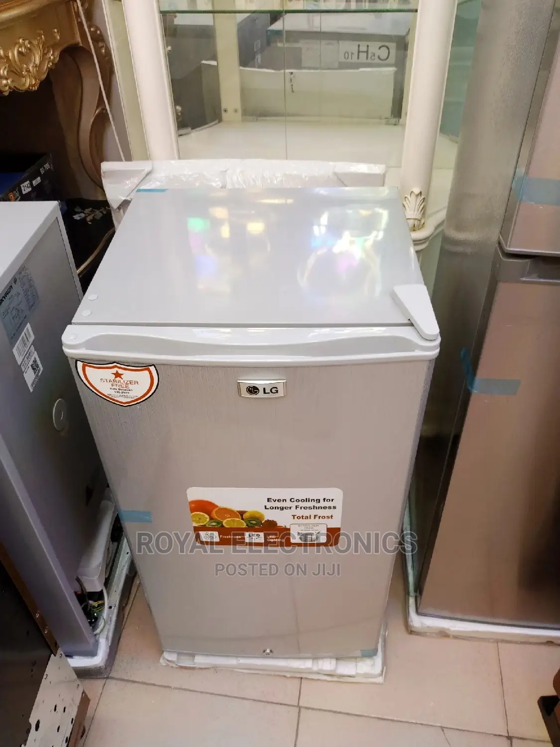 Powerful LG Single Door Refrigerator Silver