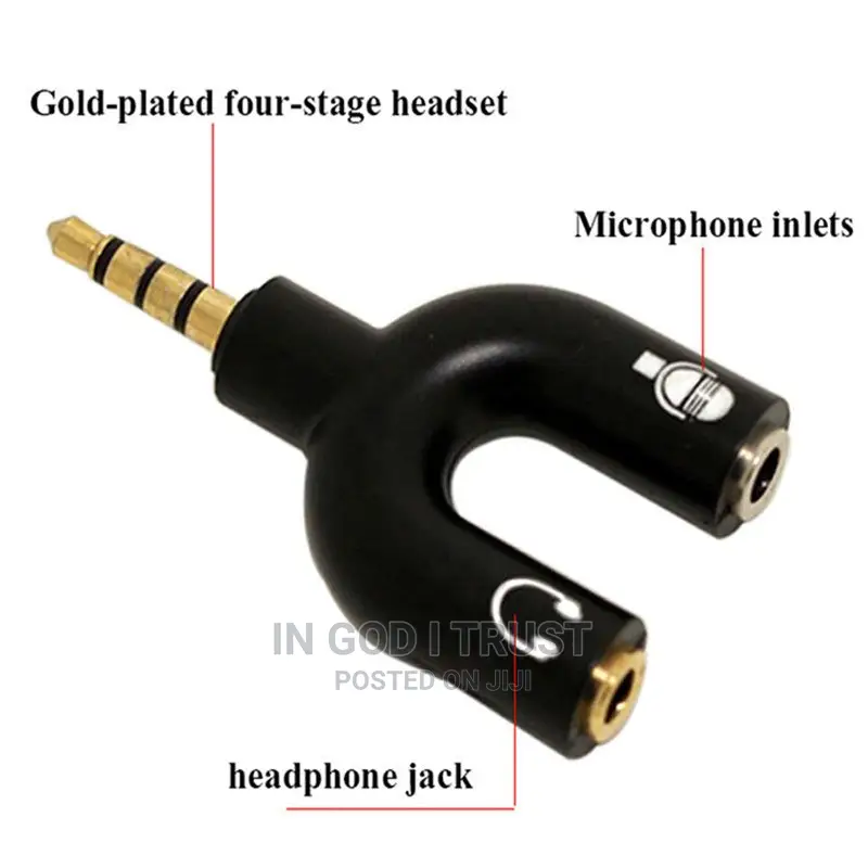 3.5mm U-Shape Earphone Adapter