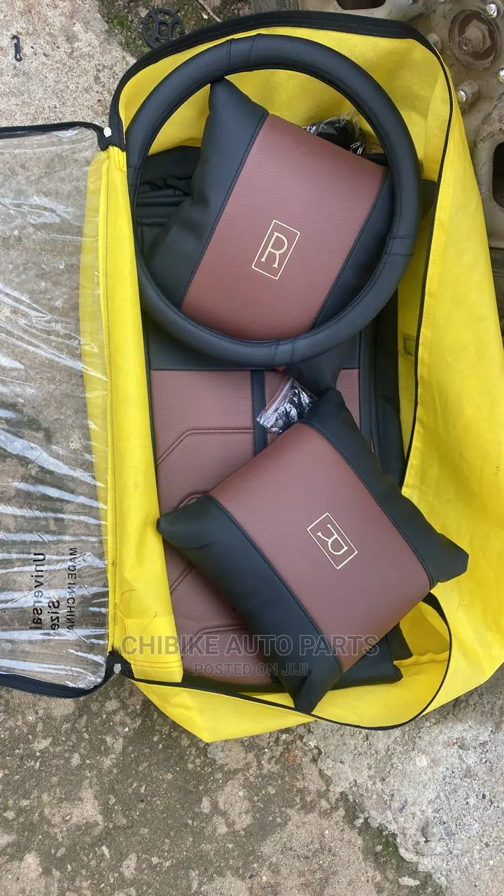 Brown/Black Original Leather Seat Cover