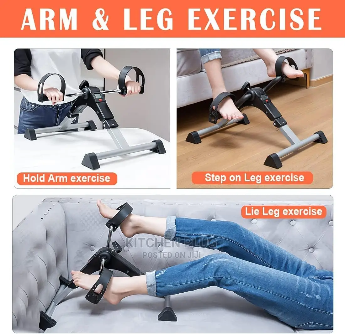 Under Desk Bike Pedal Exerciser, Upper Lower Peddler