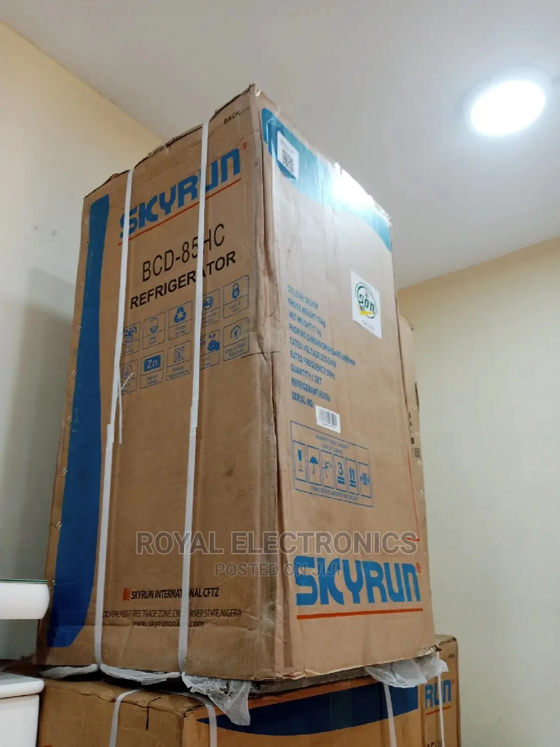 Standard Skyrun(Bcd-85hc)Double Door Top Mount Fridge