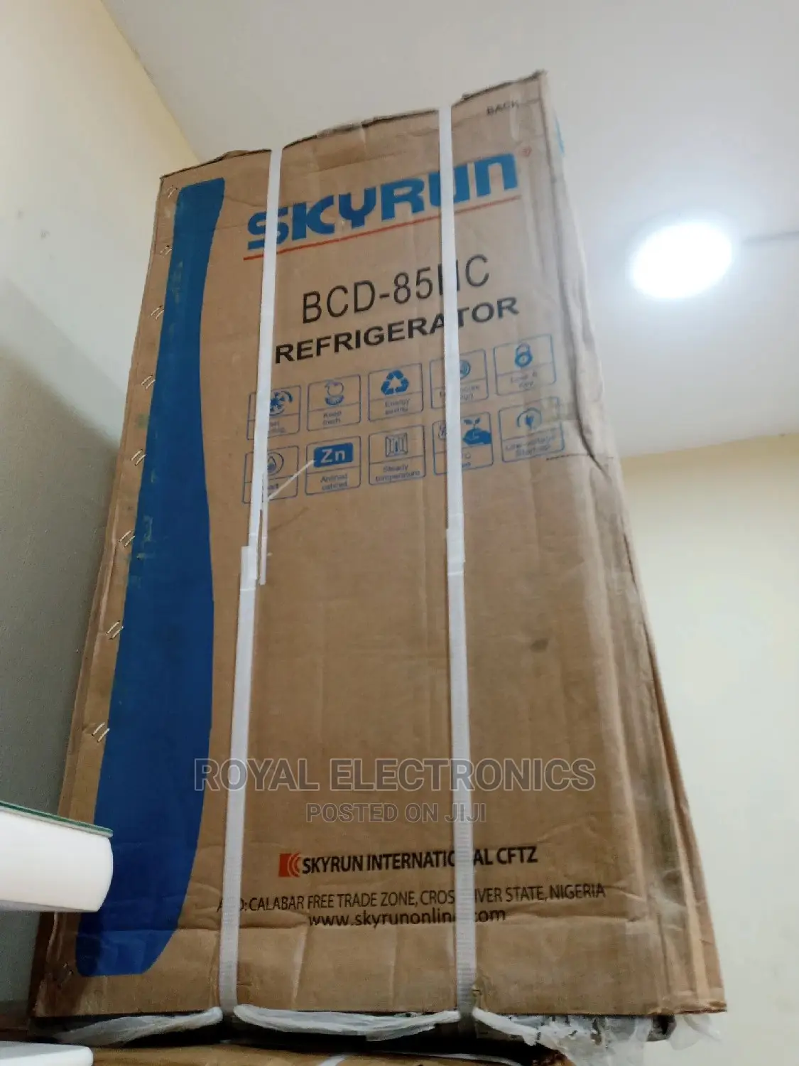 Standard Skyrun(Bcd-85hc)Double Door Top Mount Fridge