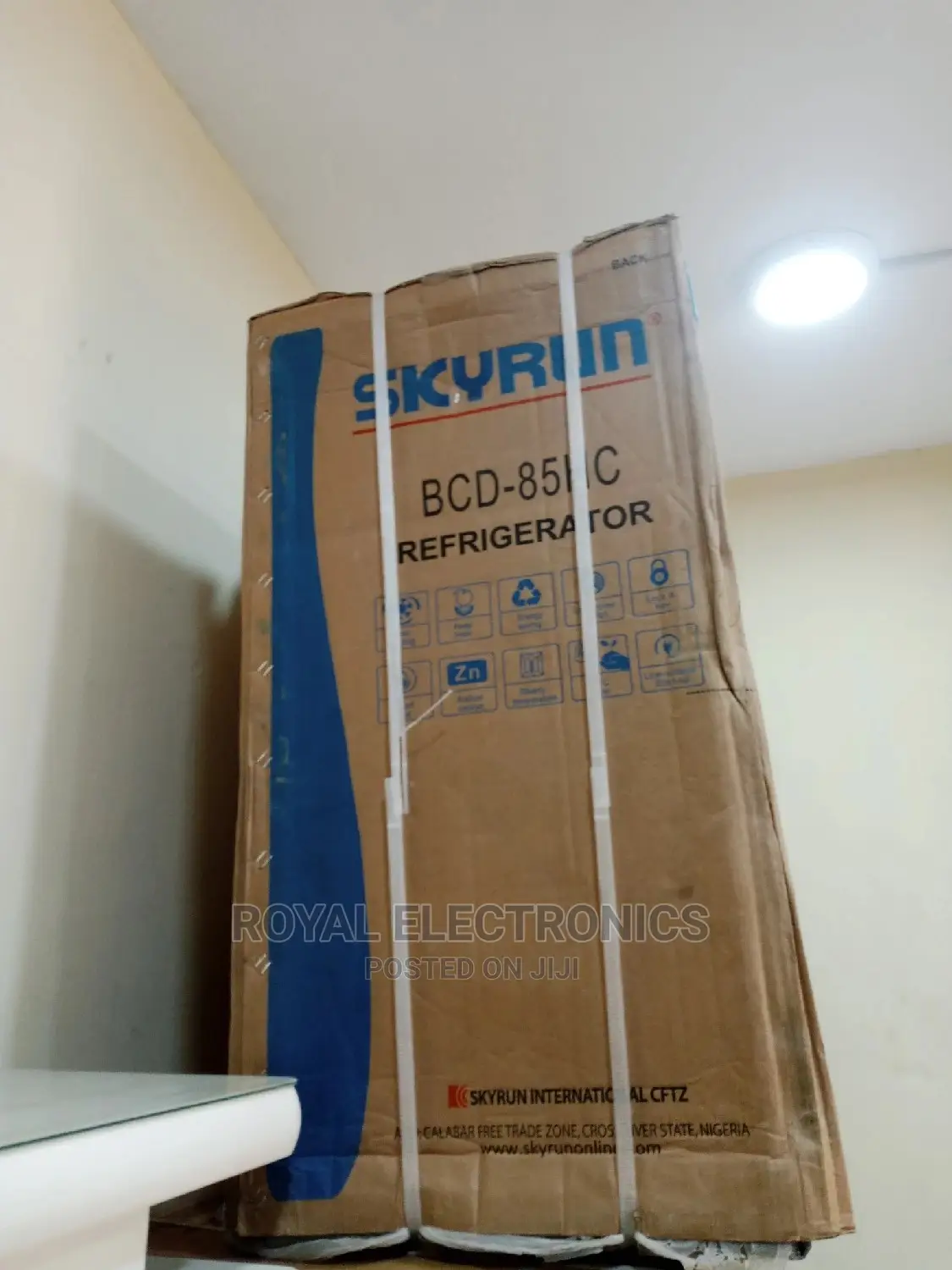 Authentic Skyrun(Bcd-85hc)Double Door Top Mount Fridge