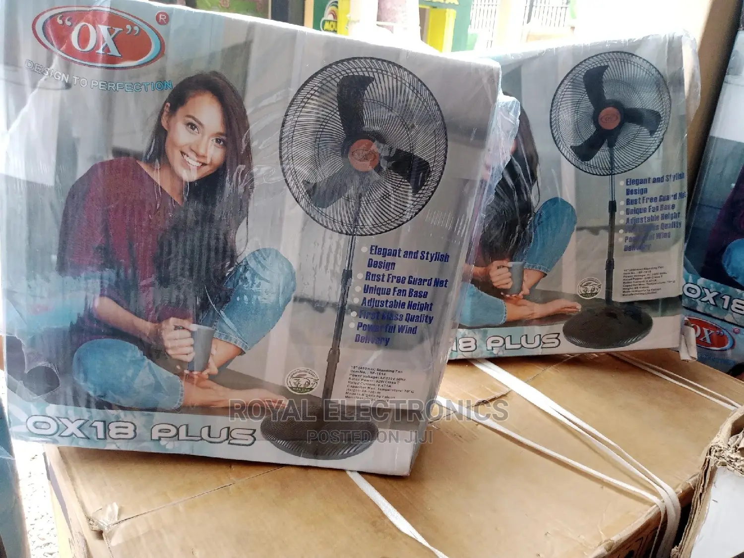 Powerful OX 18 Inches Plus Standing Fan