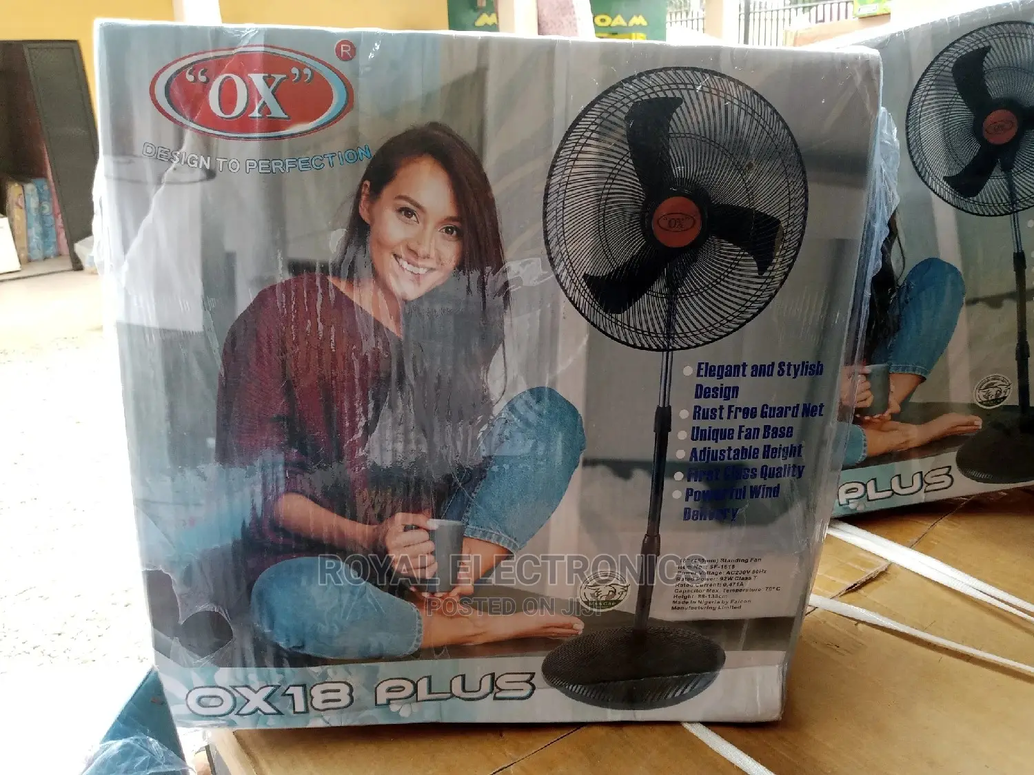 Powerful OX 18 Inches Plus Standing Fan