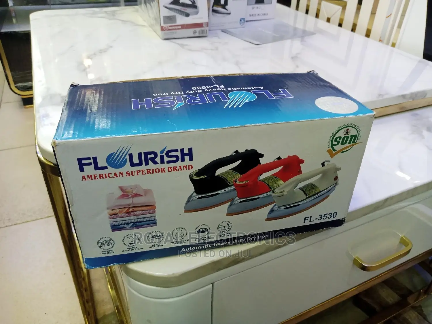 Premium Quality Flourish(Fl-3530)Auto Heavy Duty Iron 1200W