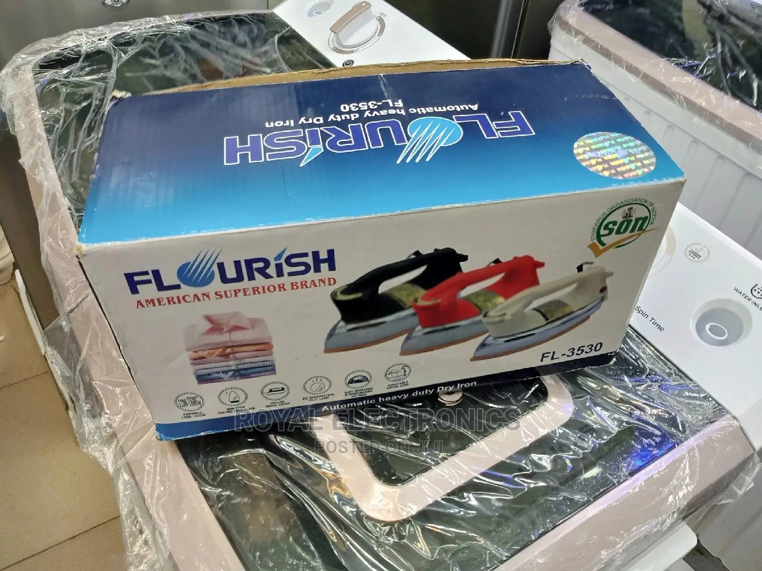 Beautiful Design Flourish(Fl-3530)Auto Heavy Duty Iron 1200W