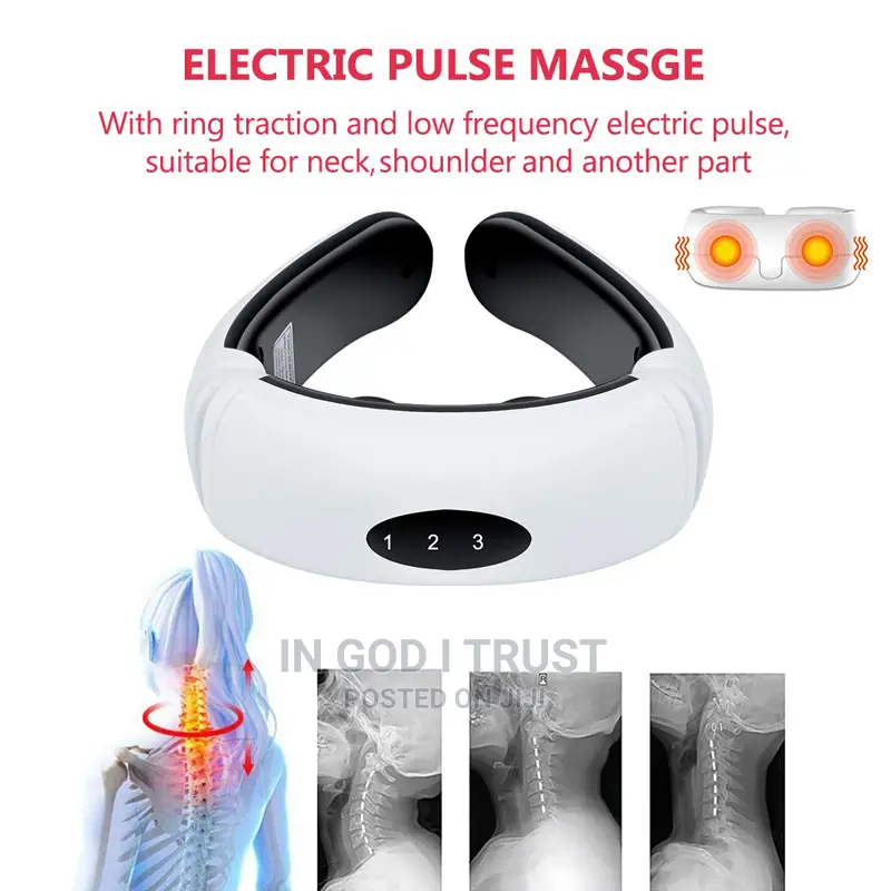 Electric Neck Massager Pulse Back Massage 6 Modes
