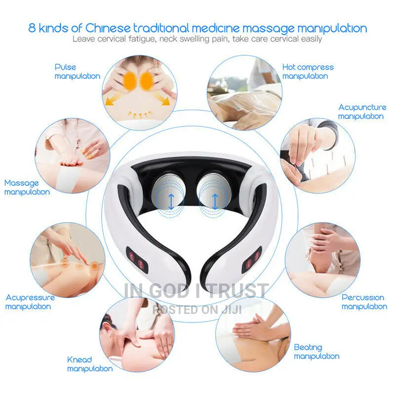 Electric Neck Massager Pulse Back Massage 6 Modes