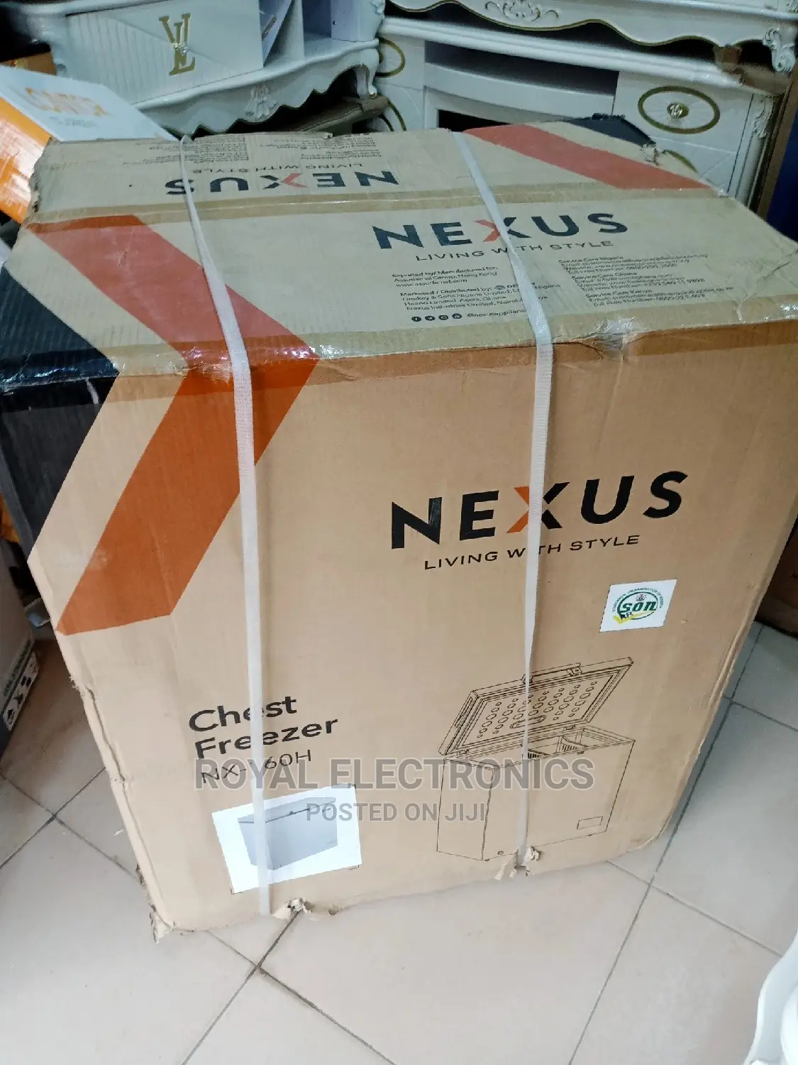Eco-friendly Nexus Chest Freezer - Nx-160 -150l- Silver