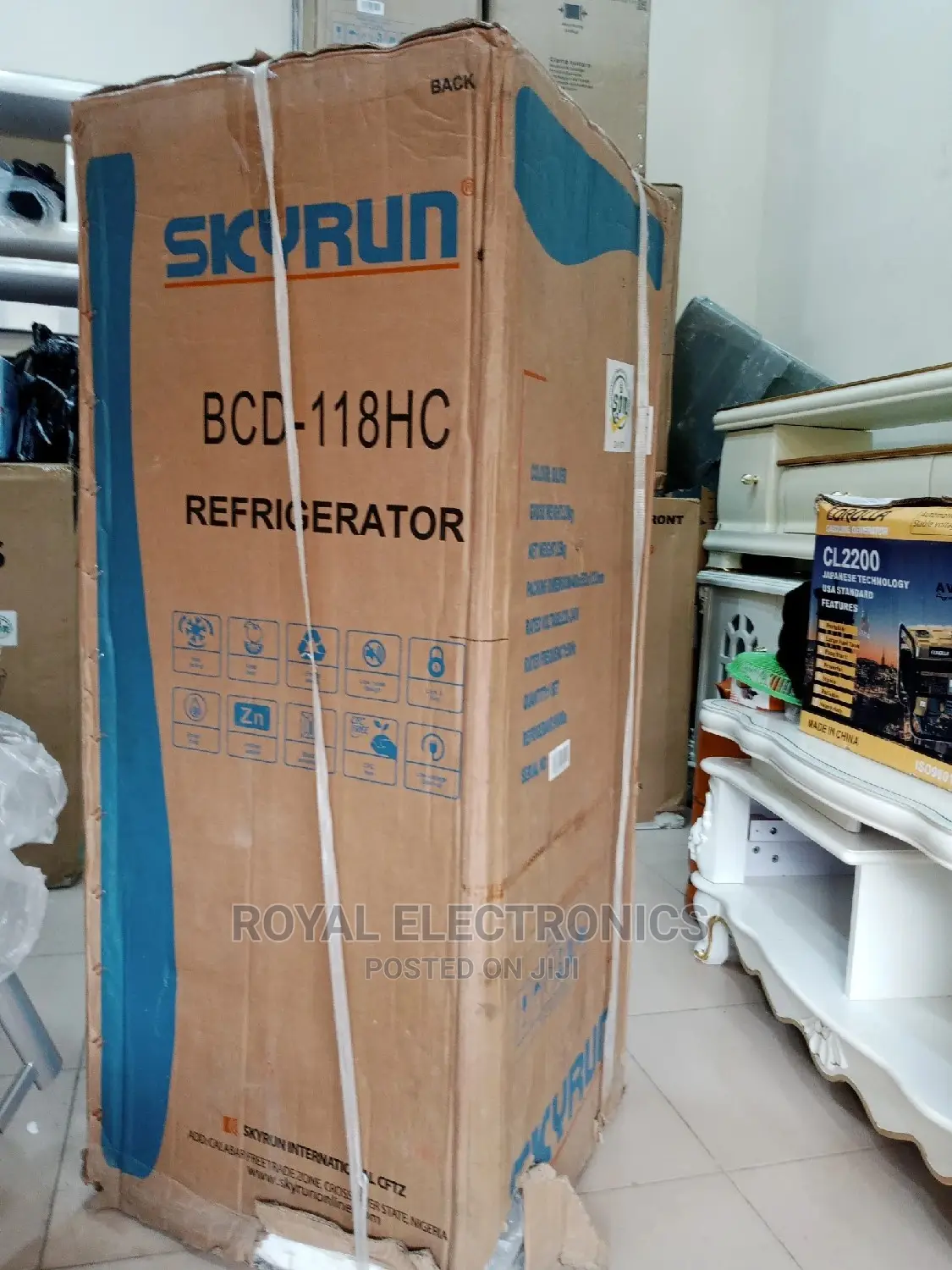 Just Released Skyrun 118 Litres Double Door Refrigerator