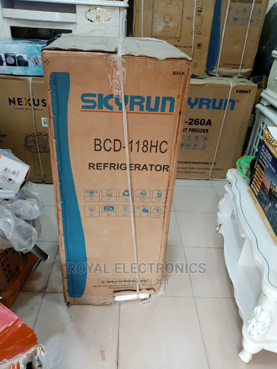 Top Quality Skyrun 118 Litres Double Door Refrigerator