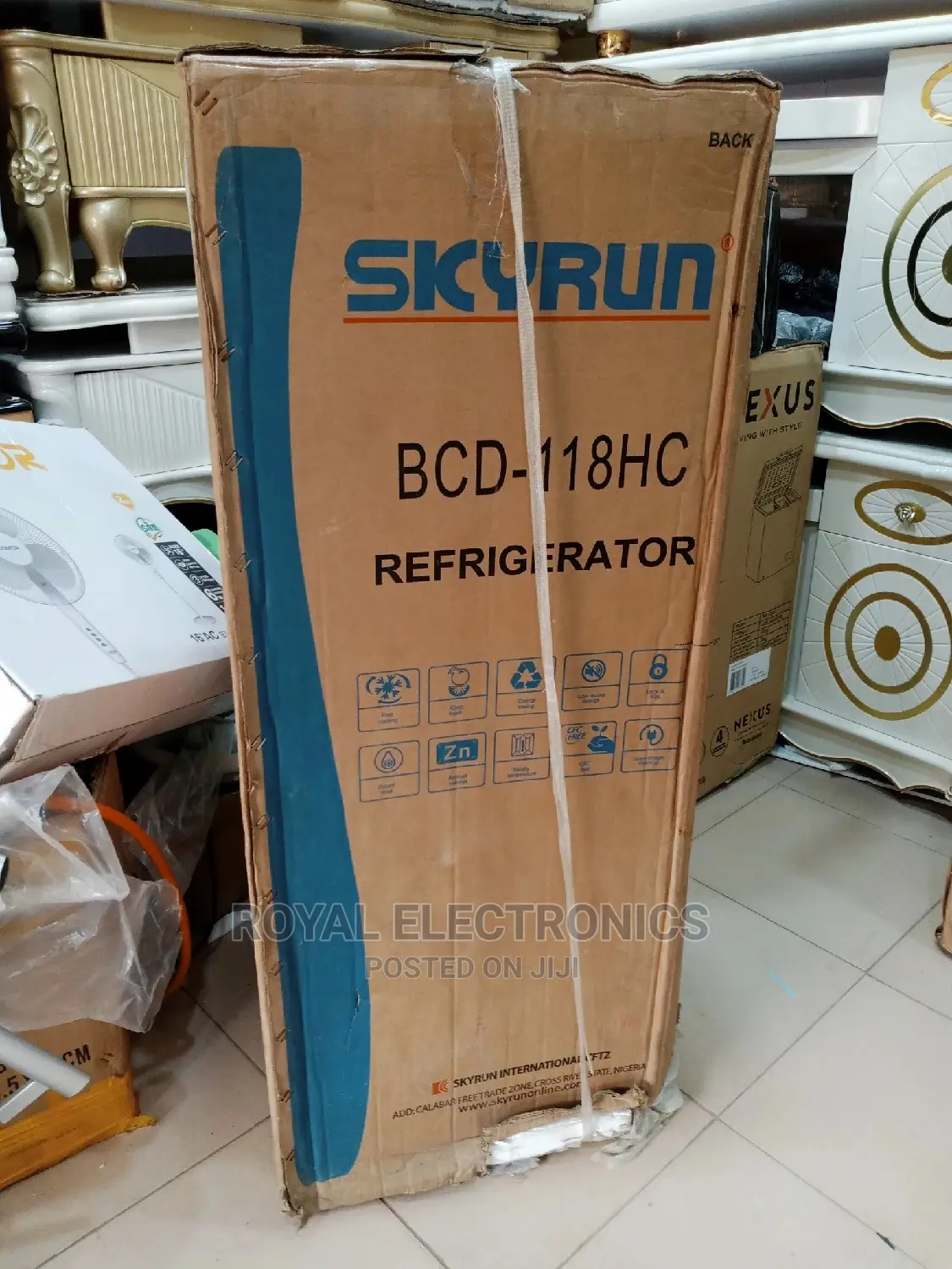 Superior Quality Skyrun 118 Litres Double Door Refrigerator