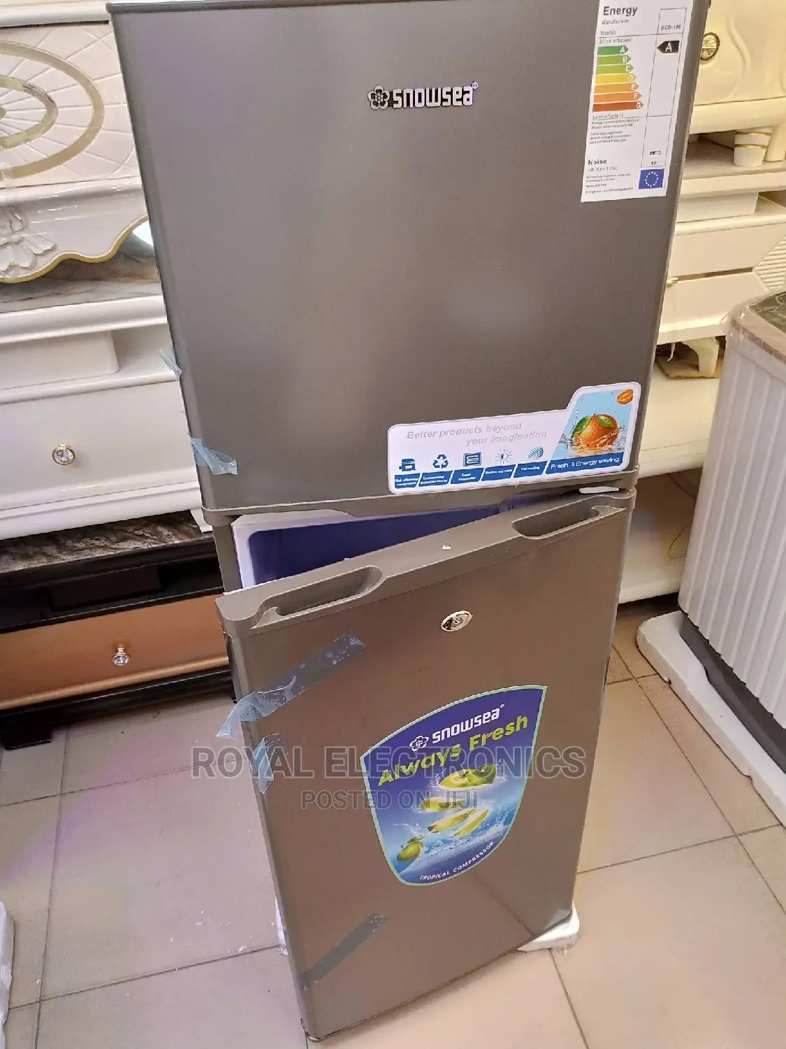 Amazing Design Snowsea(Bcd-198) Double Door Refrigerator