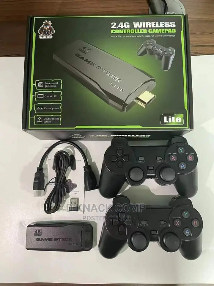 M8 64G Wireless Retro Game Console 2.4G HD Arcade PS1 U Bao
