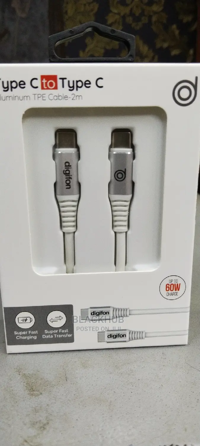 Digifon Type-C to Type-C 2m 60w Cable