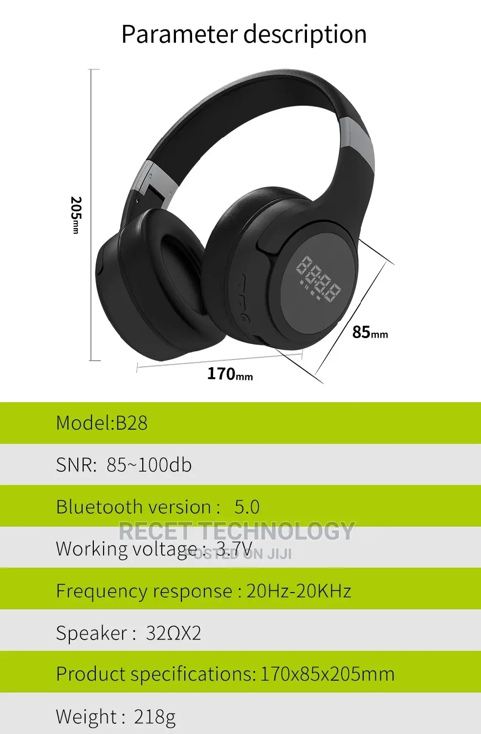 Zealot B28 Stereo Bluetooth 5.0 Headphone
