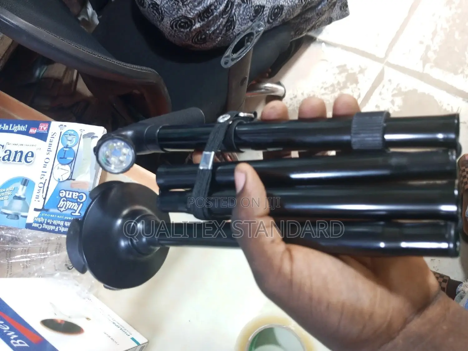 Advanced American Foldable Walking Stick With Torch Light