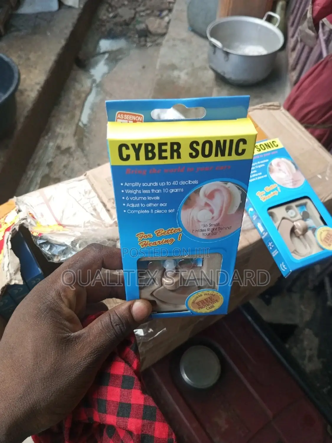 Cyber Sonic Advanced Hearing Aid With Protective Case