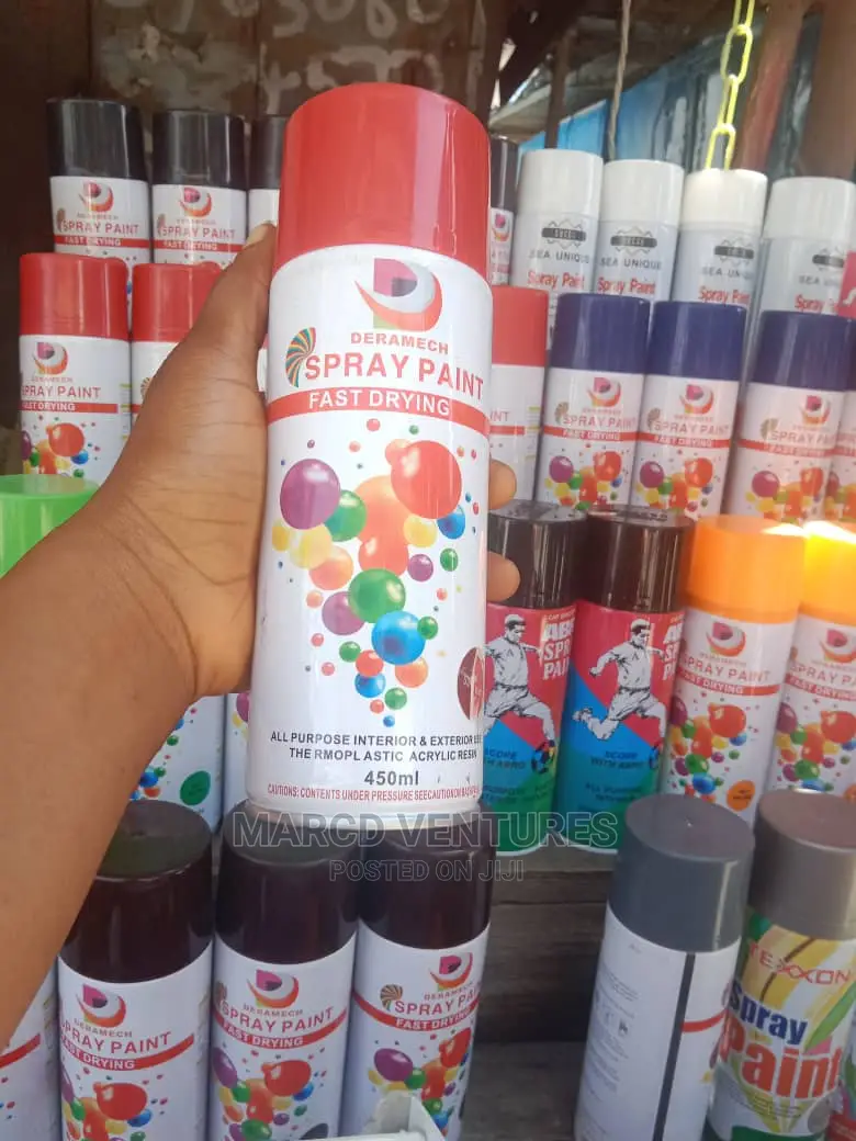 Spray Paint Available in All Colors.