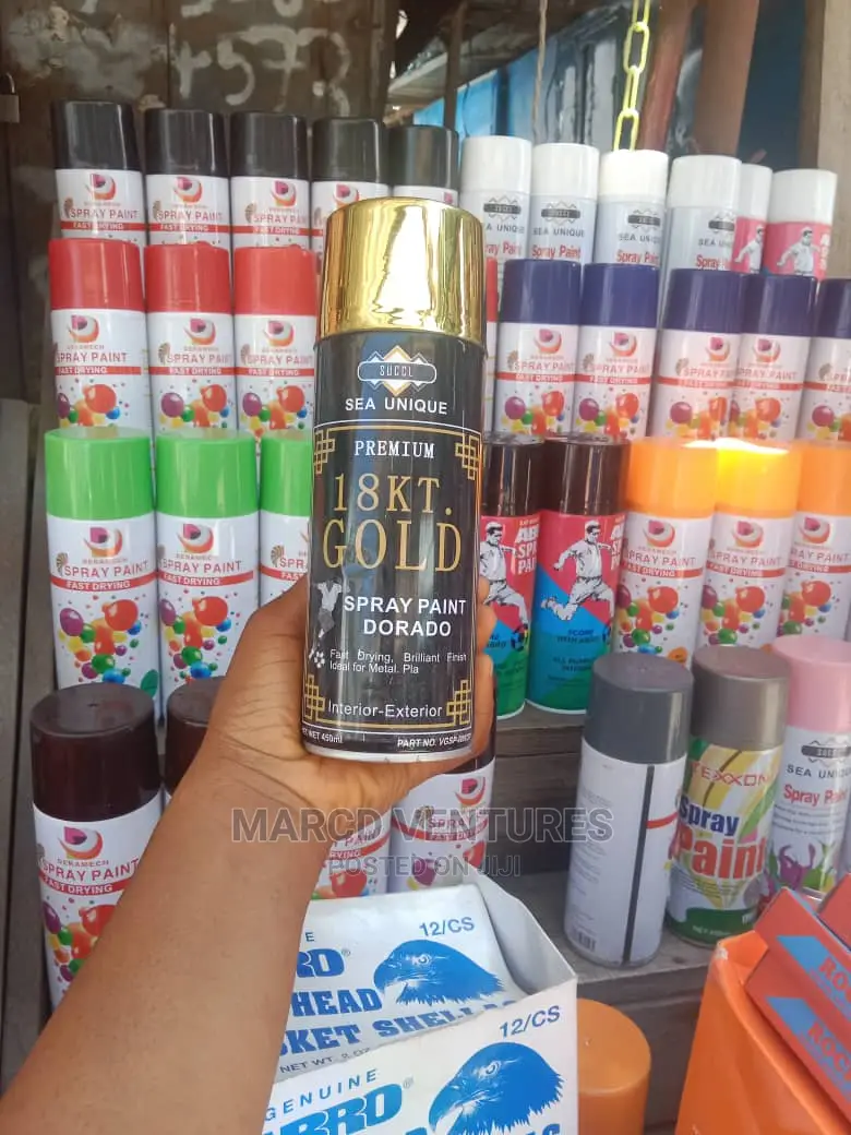 Spray Paint Available in All Colors.