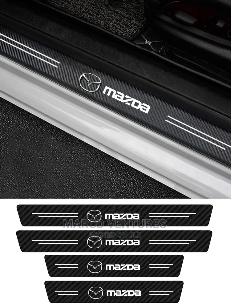 Universal Carbon Fiber Doorstep Protective Stickers.