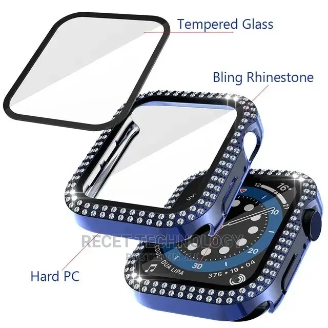 Crystal Protective Case Glass 4 Apple Watch 45mm 49mm Cover