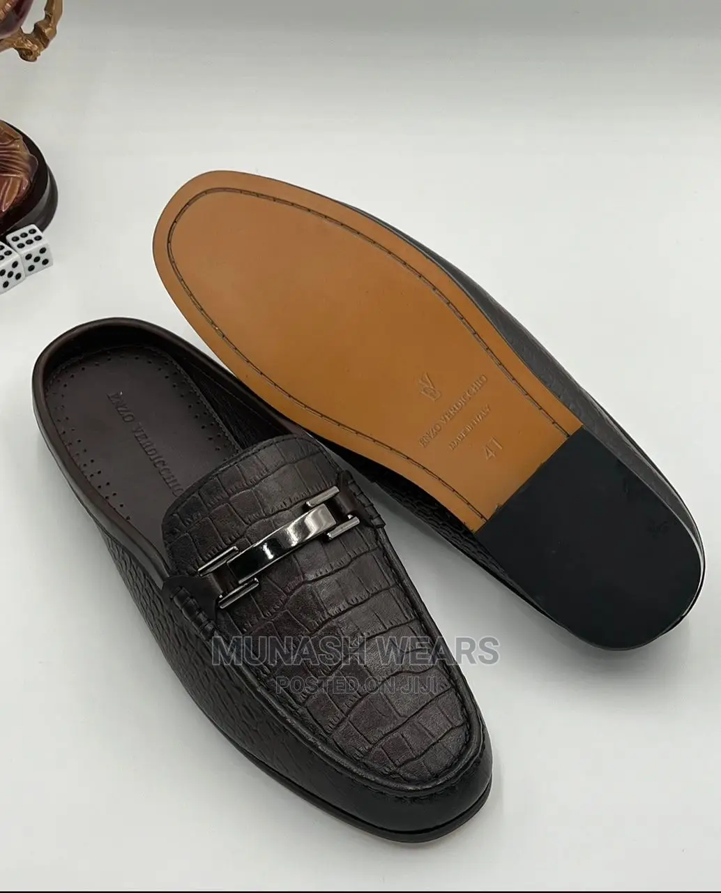 Italian Enzo Half Shoe