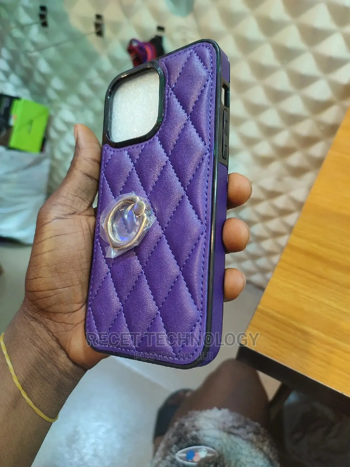 Luxury Leather iPhone Pouch Case